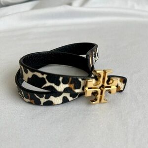 Tory Burch leather wrap bracelet